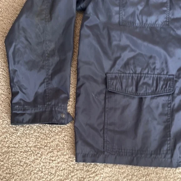 Merona Mens Military Field Jacket Water Resistant Utility Coat Navy Size XXL - Picture 6 of 8